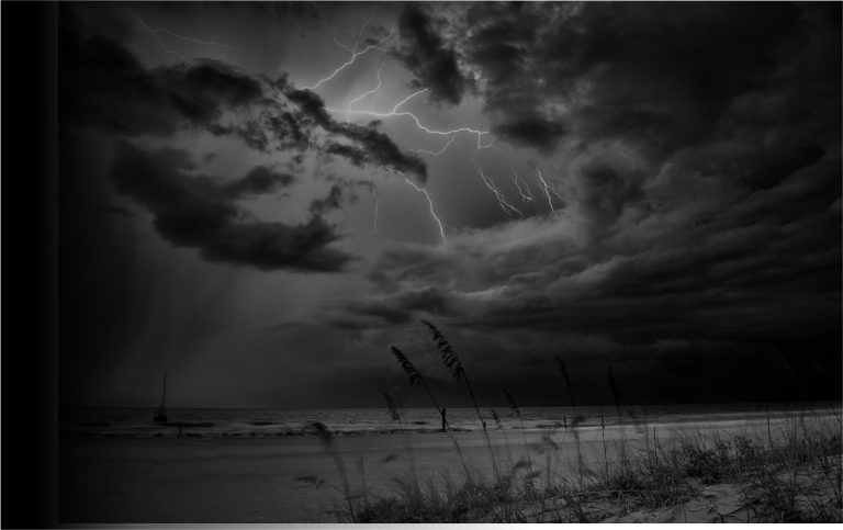 Binnen raast de storm…
